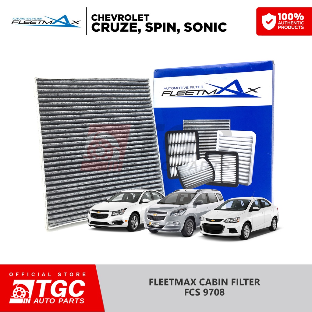 Fleetmax Cabin Filter / Aircon Filter Chevrolet Cruze Orlando Spin