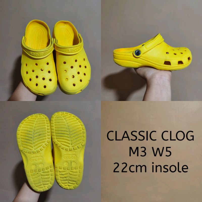 J3 M3 W5 crocs junior size preloved Shopee Philippines