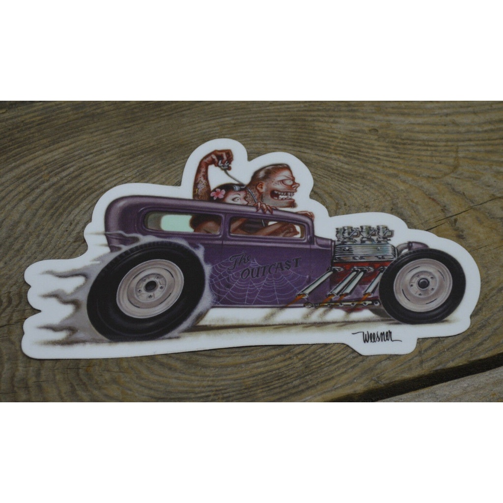 Vintage Gilmore Fram Oil Filter Decal Sticker - Hot Rod, Flathead Ford V8, 1932 Gas Style, Remanufactured