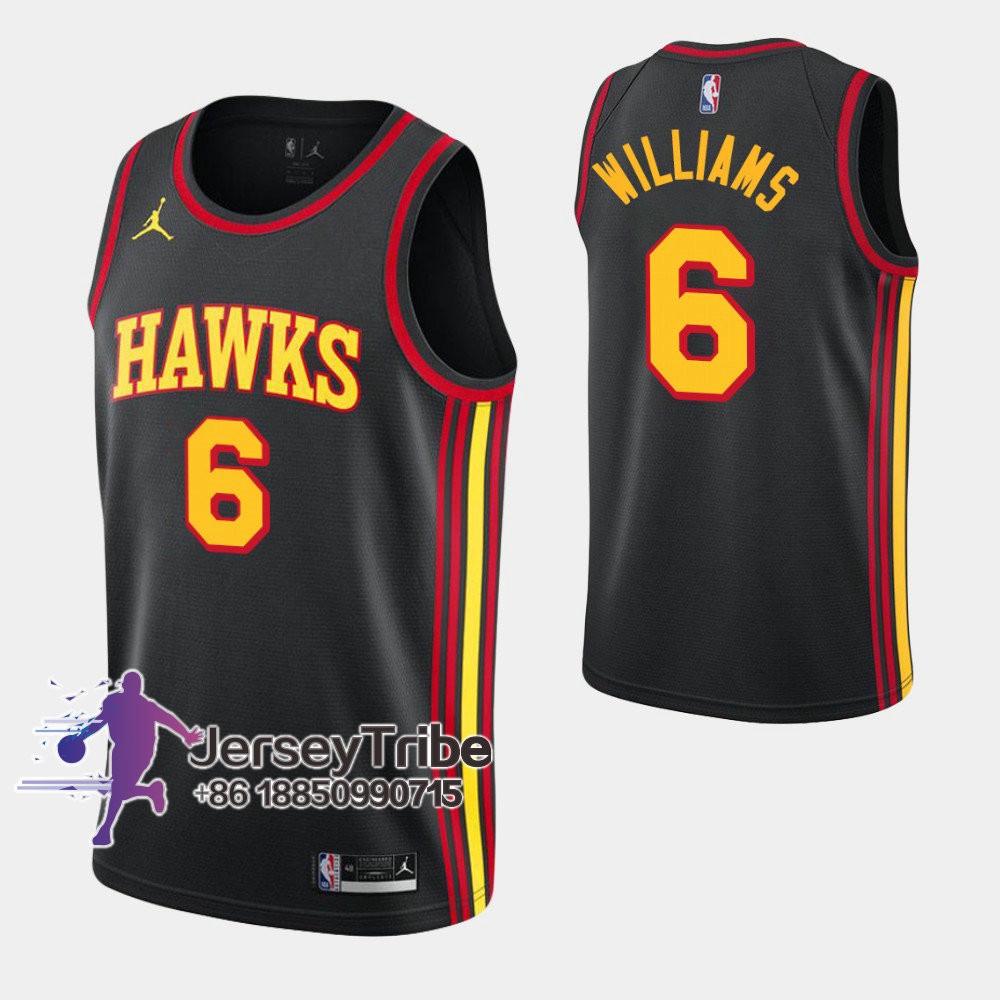 2021-22 Nba Basketball Men's Jersey Atlanta Hawks #6 Lou Williams ...