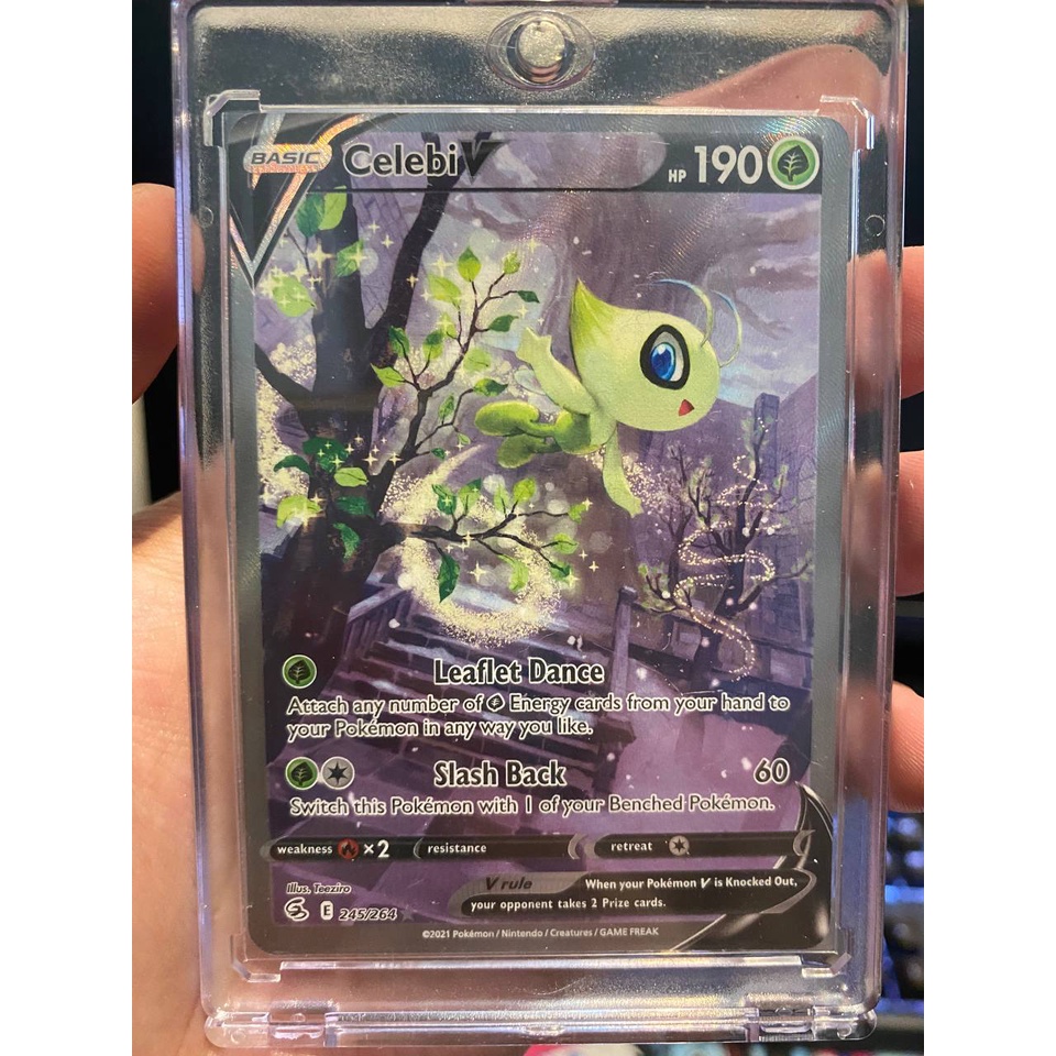 Pokemon TCG Celebi V 245/264 Alternate Art Ultra Rare Shopee