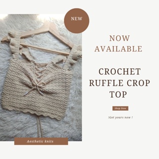 Crochet Ruffle Crop Top Pattern