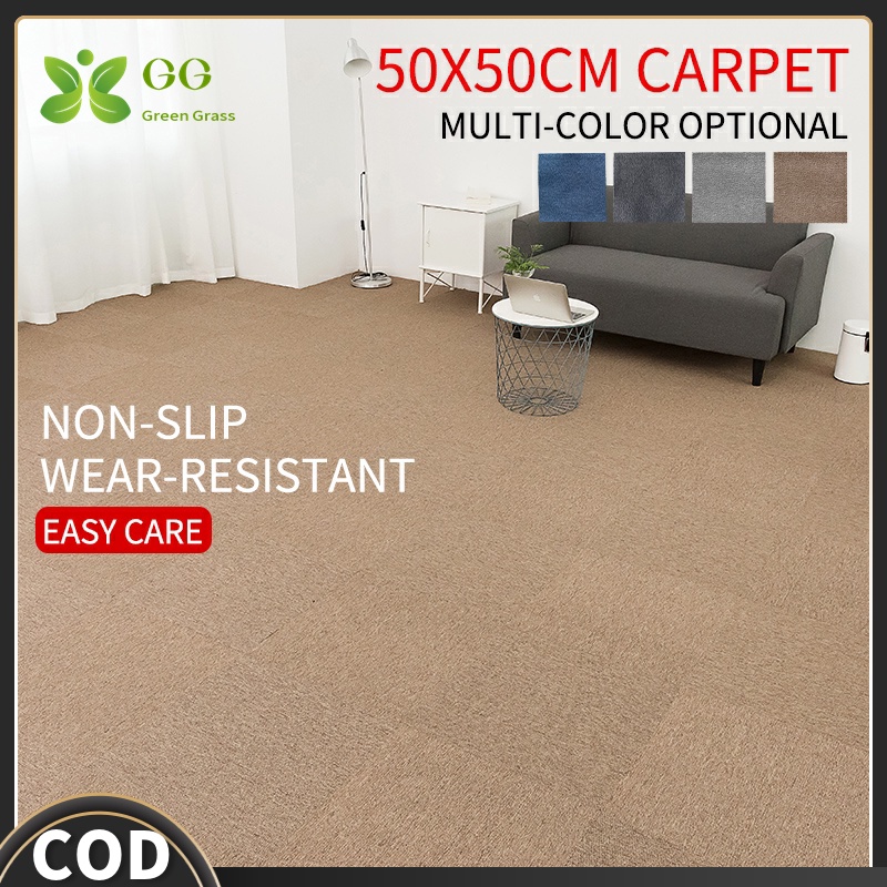 50X50CM Carpet Mat for home office Tiles Noise Prevention Self Anti