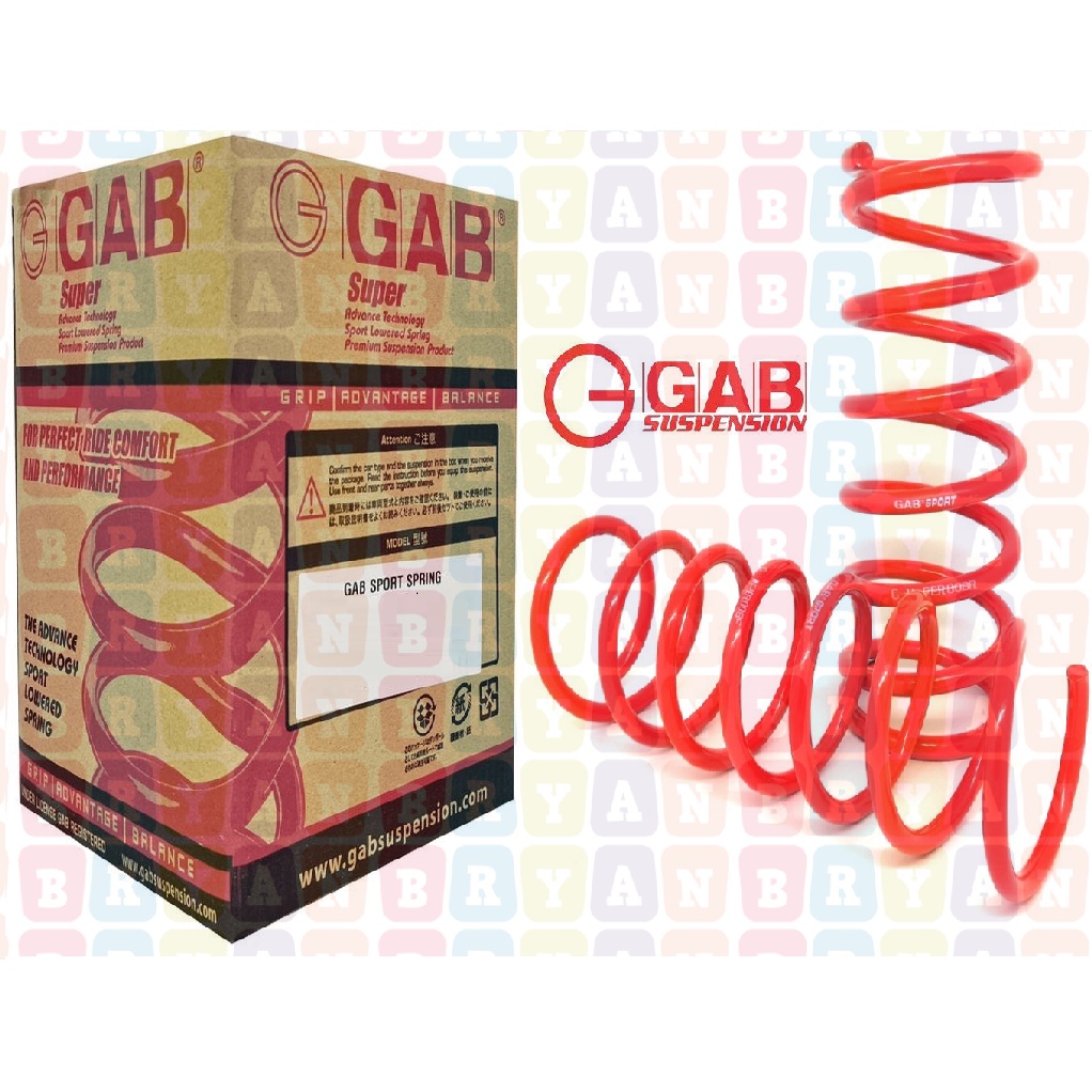 GAB SPORT LOWER SPRING PERODUA MYVI / MYVI D20N 2018 / AXIA BEZZA ALZA ...