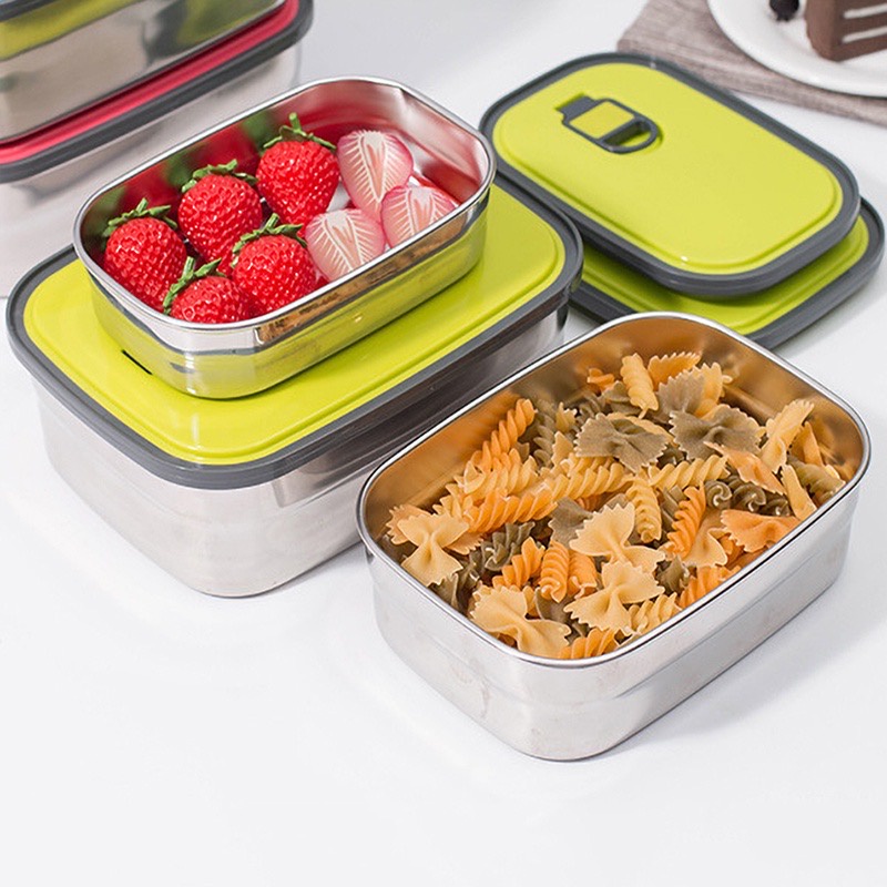 MC Stainless Steel Bento Lunch Box Airtight Food Storage Container