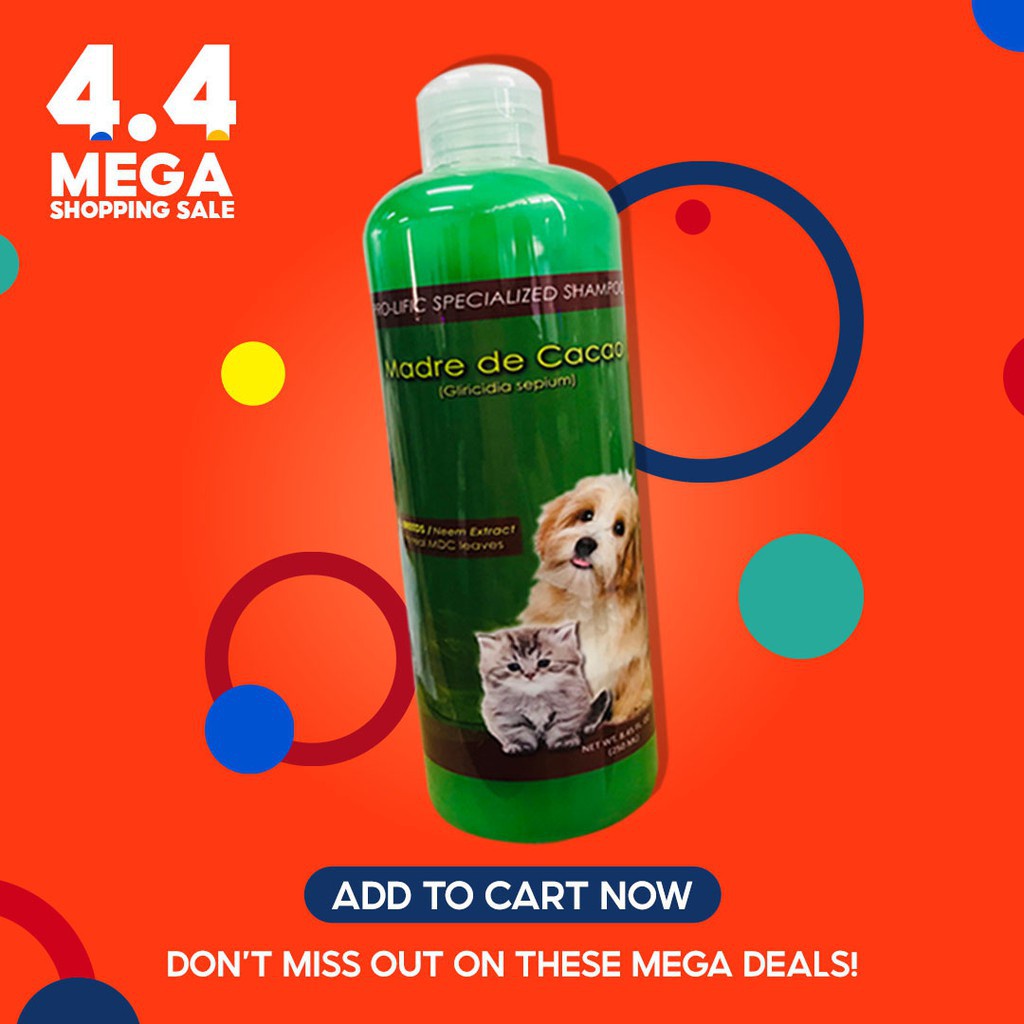 Shampoos Shampoo Ure Madre De Cacao 250 Ml Dog And Cat Shampoo, Anti