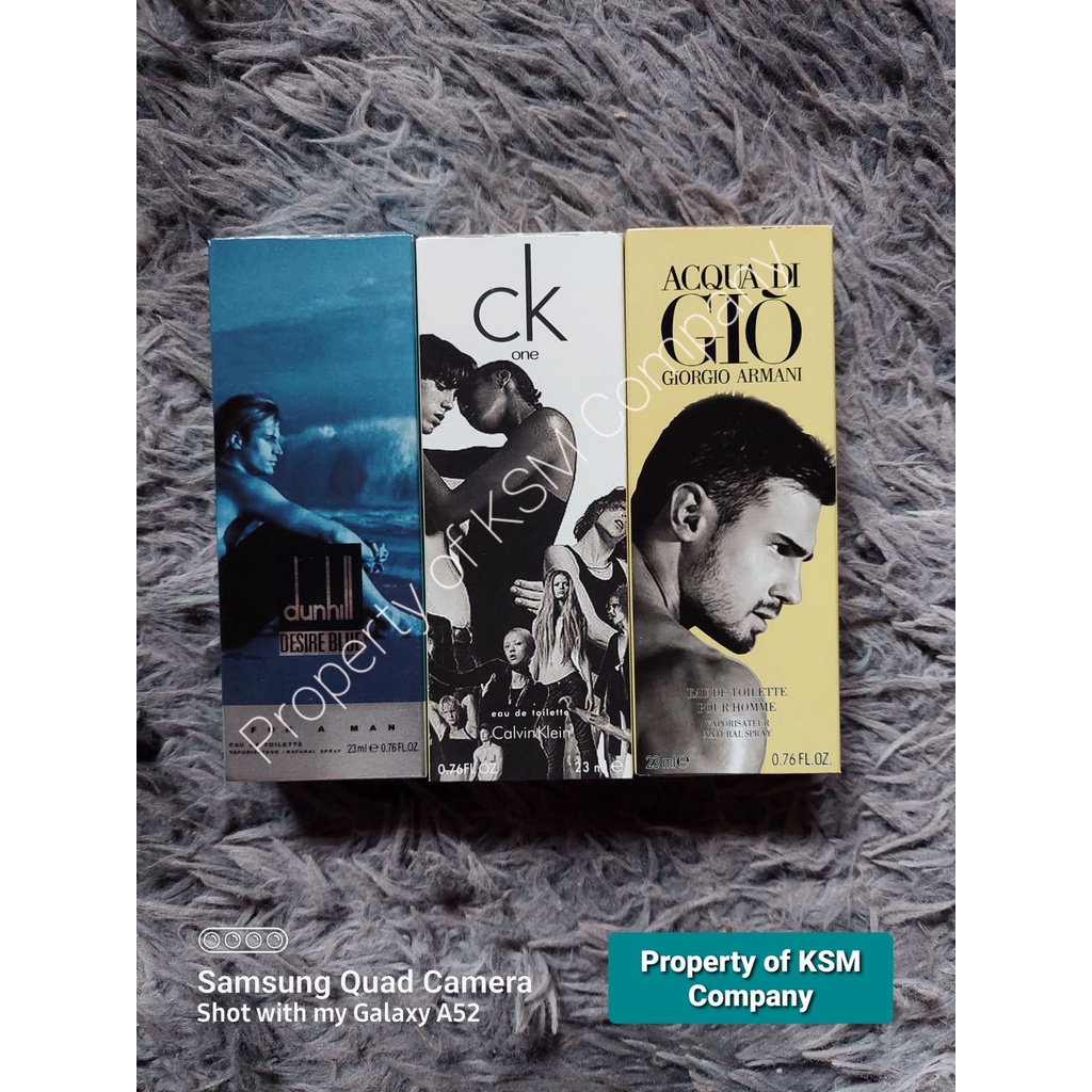 20/23ml Original Perfume Tester for Men, Imported (1Pc of Any Random