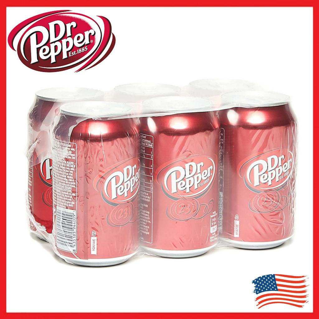 ✧◅Dr. Pepper™ Soda Original (6 x 330ml), tags Coke A&W Canada Dry  Sofdrinks Cola
