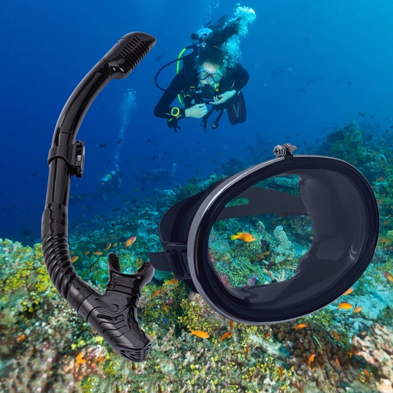 HD Waterproof Tempered Glass Stainless Diving Goggles Fisherman ...