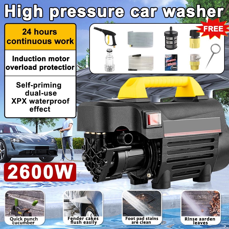 2600w High Pressure Car Washer Home Automatic Car Washer High Pressure