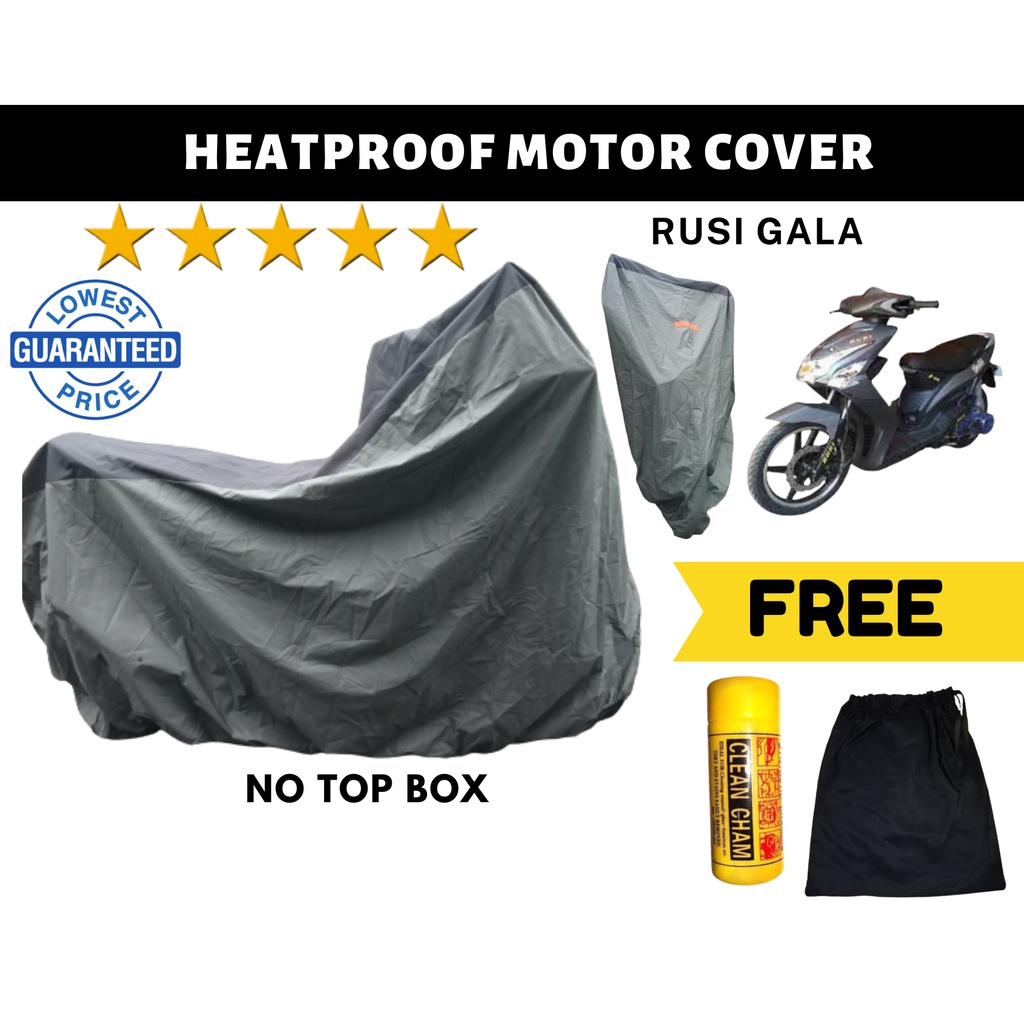 RUSI GALA Motorcycle Cover WITH FREE CHAM AND SLING BAG / MAKAPAL ...