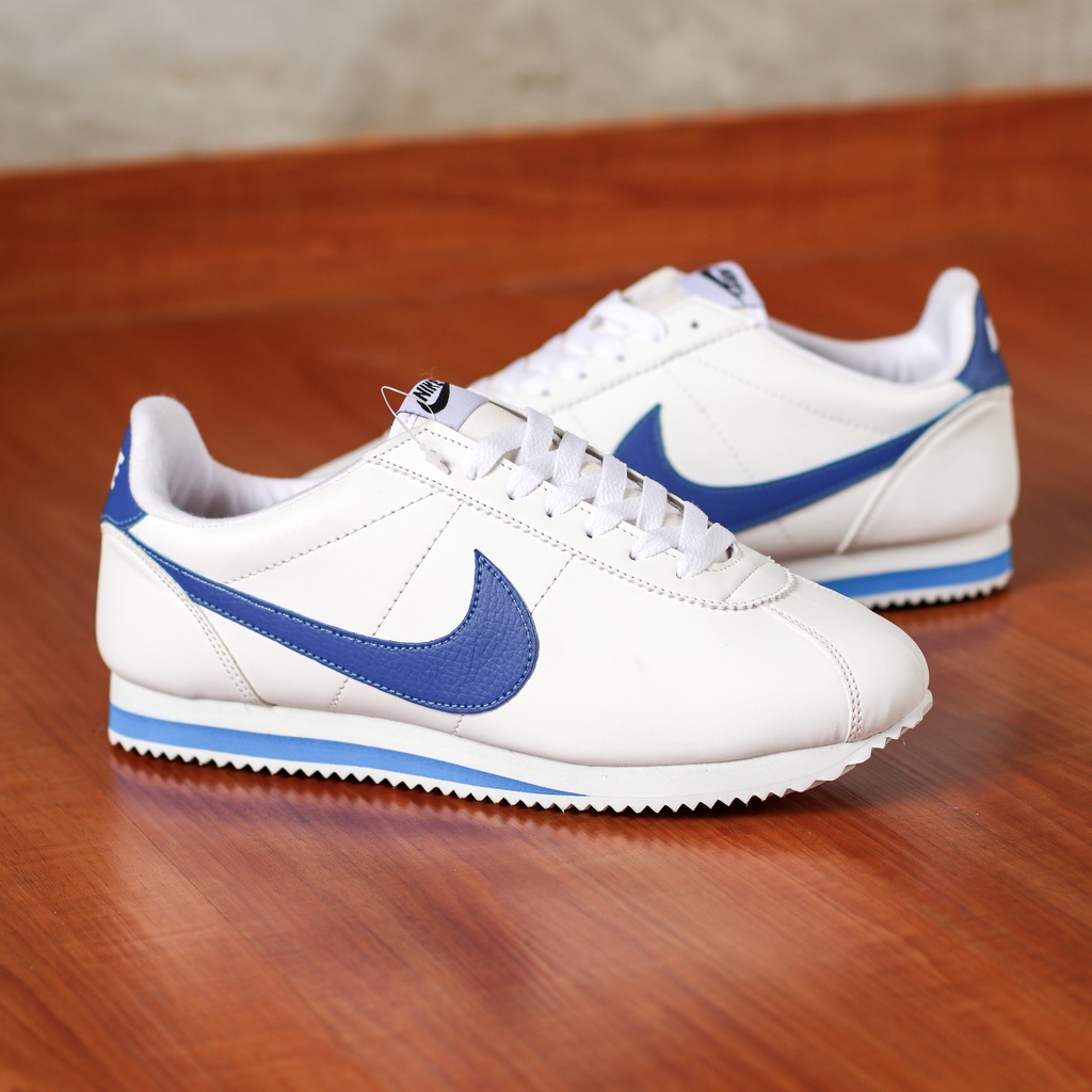 Cortez UNISEX SIZE WHITE BLUE Shoes - Women's Shoes - Men's Shoes ...