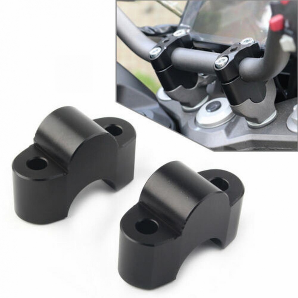 Black 28MM Handle Bar Riser Adapter Risers For KAWASAKI Z900RS Z900 ...