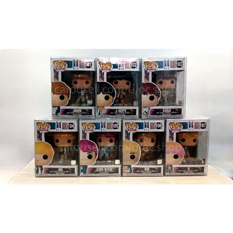 Funko Pop! Rocks BTS V / Suga / Jin / Junk Kook / RM / Jimin / J