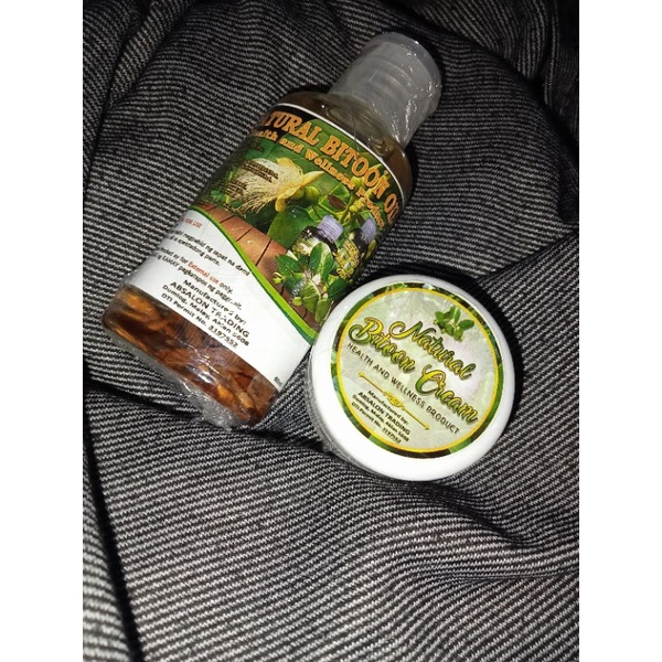 Bitoon Oil 60ml and Bitoon Cream 20g | Shopee Philippines