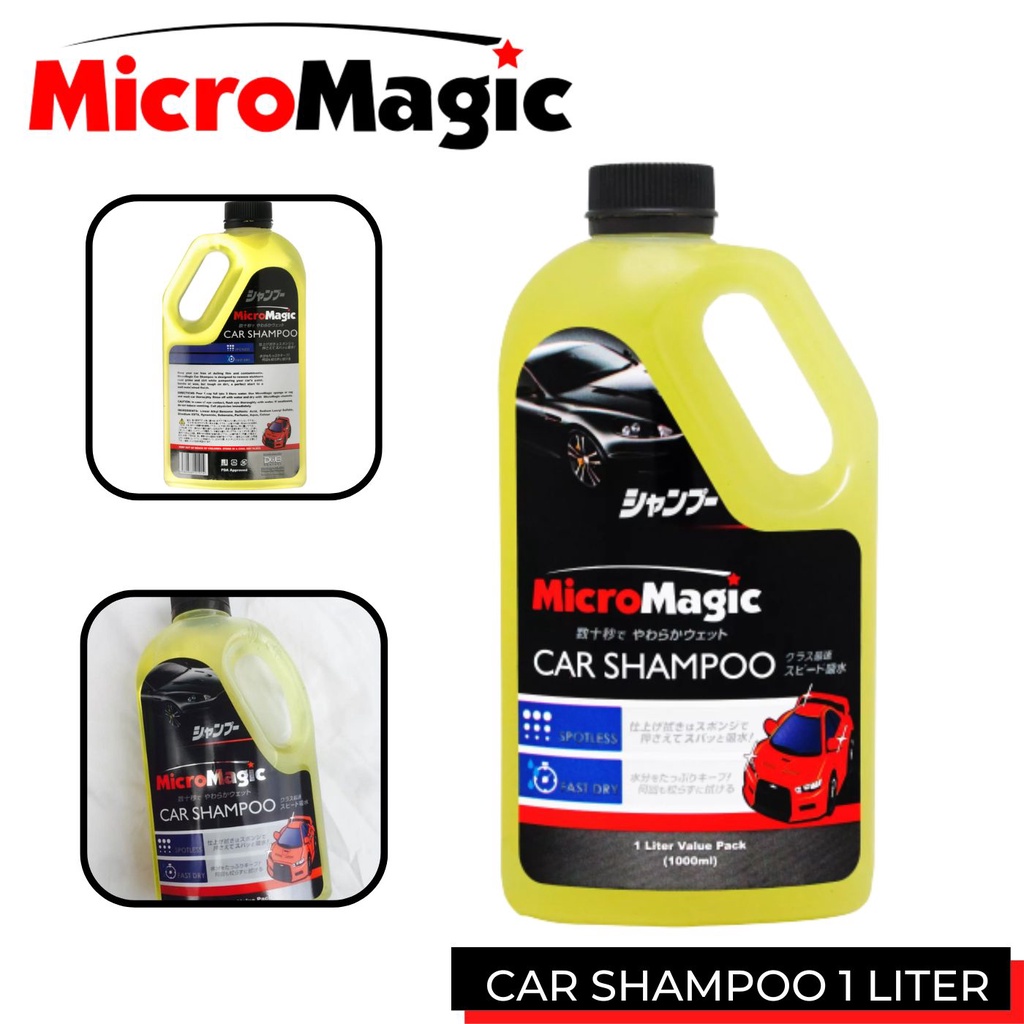 Micromagic Car Shampoo 1l Micromagic Wiper Wash Micromagic Wash And Wax 1 Liter Cod Shopee 