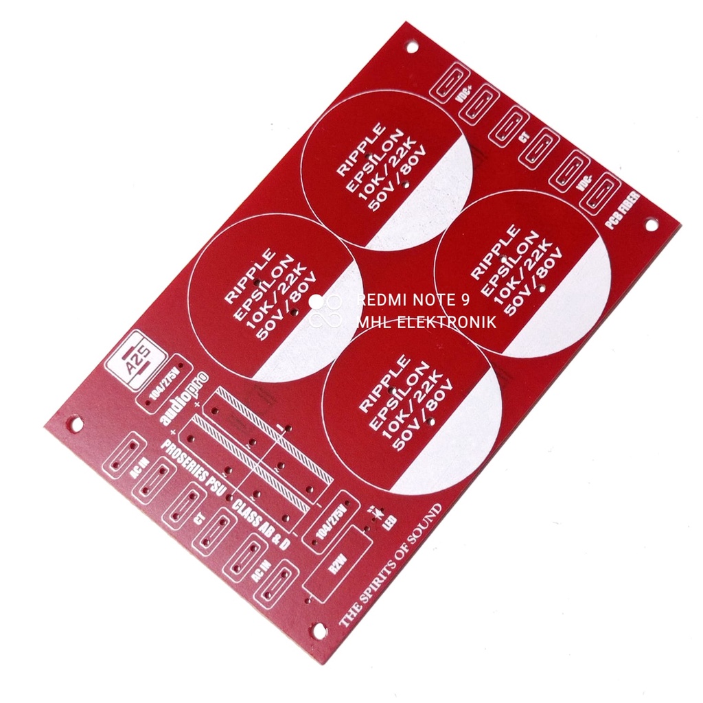 MERAH Pcb Proseries PSU 4 Elco Class AB and B Red | Shopee Philippines