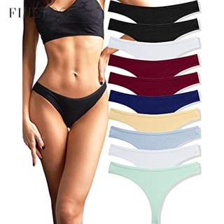 Womens Triangle Thong Sexy TBack Low Waist Panties Cotton Seamless  Underwear Sexy Panties Large Panties for Women Pack Blue at  Women's  Clothing store