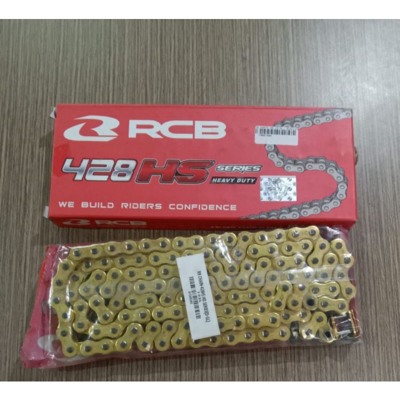 Rcb Gold Chain 428HS / 132L | Shopee Philippines