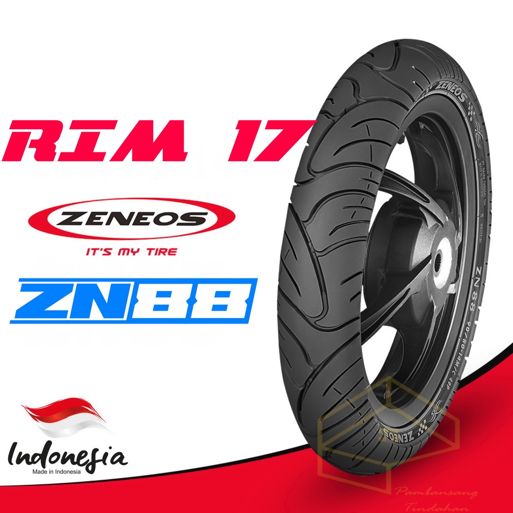 Zeneos ZN88 Motorcycle Tire Rim 17 (Tubeless) | Shopee Philippines