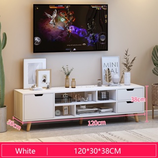 Shipping Discount】TV Rack Cabinet Wooden TV Stand Wood Cabinet TV