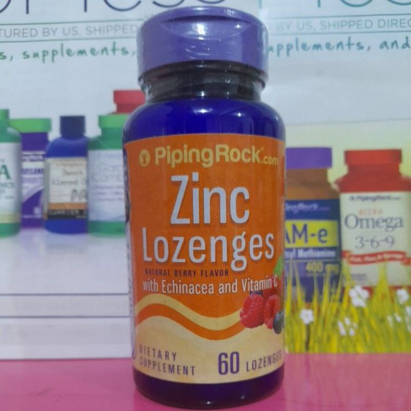 Zinc Lozenges with Echinacea and Vitamin C 60 Lozenges EXPIRY March ...