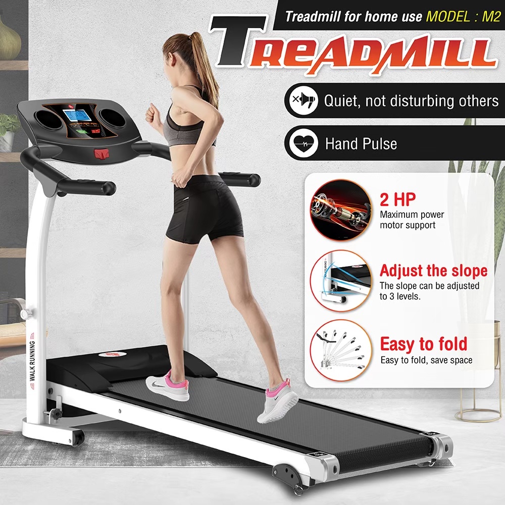 BG SPORT Manual Treadmill & Electric Treadmill Home Multi-function ...