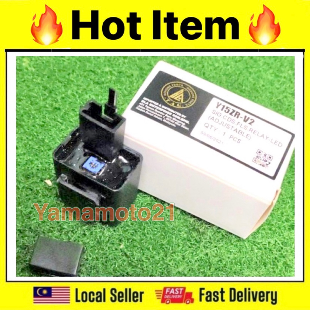 LED Signal Relay Condenser Flasher Isyarat Adjustable Y16ZR Y15ZR V2