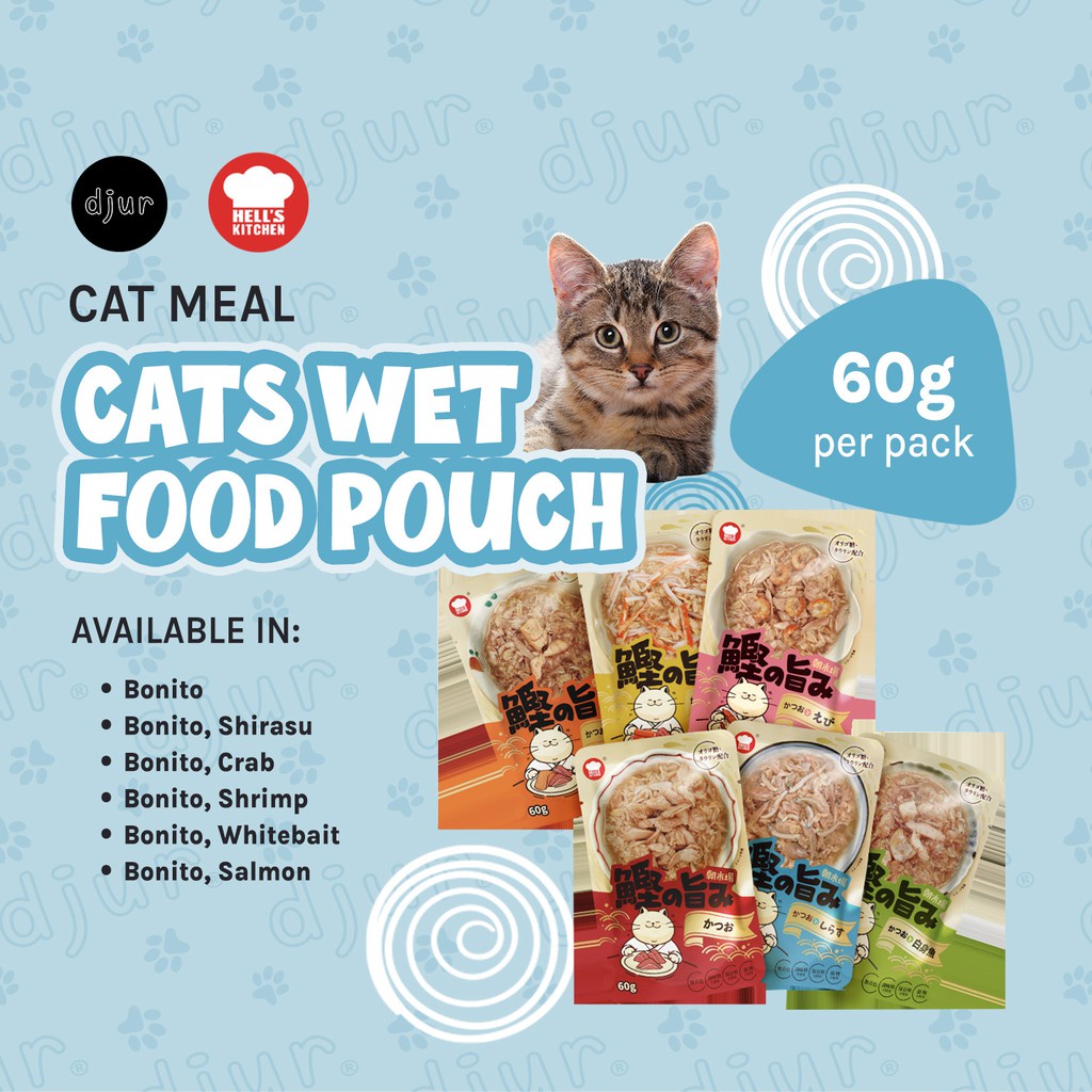 HELL’S KITCHEN 60g Cat Meal Pouch Adult Cats Wet Food Pouch Cat Food