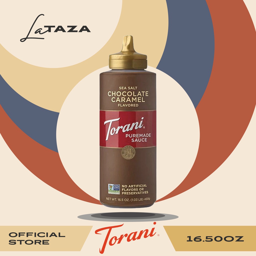 Torani Puremade Sea Salt Chocolate Caramel Sauce (16.50oz) Shopee