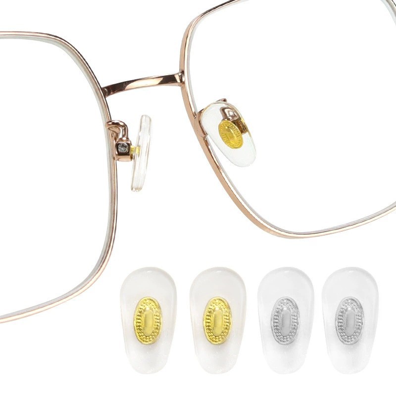 Eyeglass Nose Pads With Metal Core Eyeglass Repair Silic Nose Bridge Pads