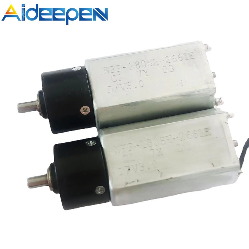 Model With Gearbox Mute Large Rotary Motor, 130 Micro Motor, DC 12V