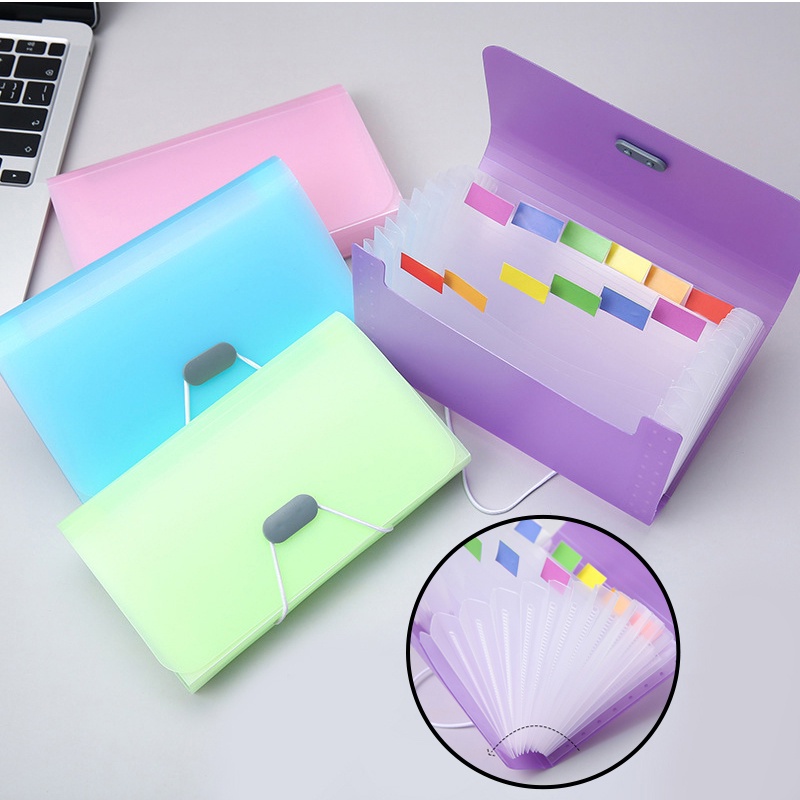 File Bag Organizer Data Book Organ Expanding Wallet Pouch Bill Folder