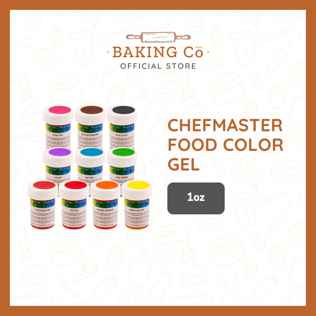 Chefmaster Gel Food Color - 1oz | Shopee Philippines