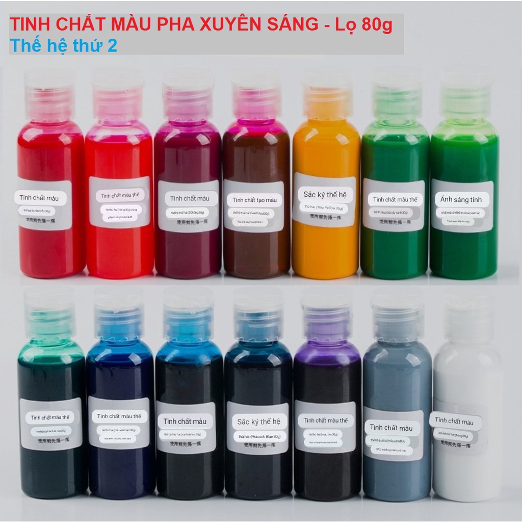 Specialized Epoxy Resin translucent color, UV glue color, bright and ...