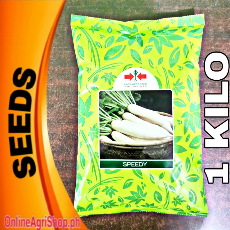 SPEEDY LABANOS OR RADISH SEEDS (1 KILO) EAST WEST SEEDS
