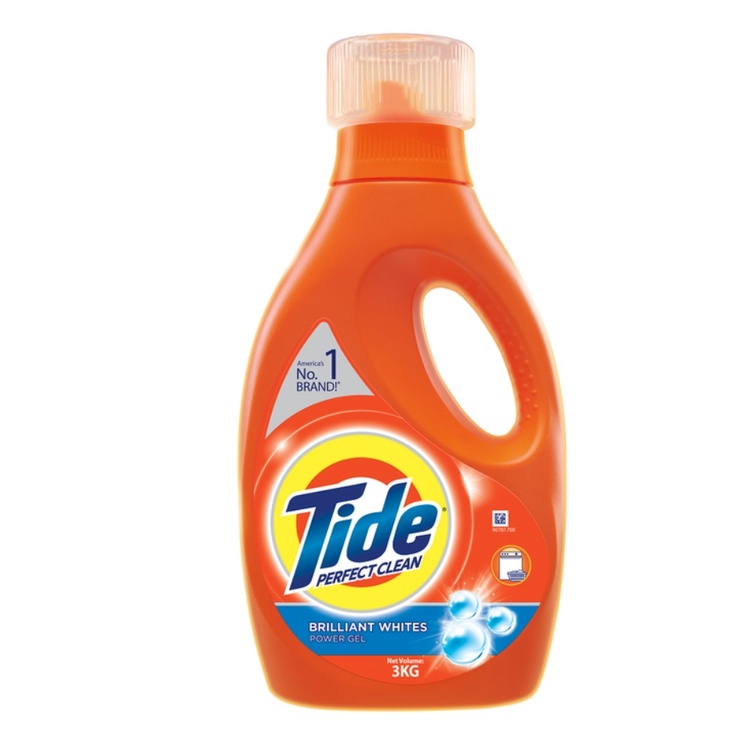 Tide Perfect Clean BRILLIANT WHITES Liquid Laundry Detergent Bottle