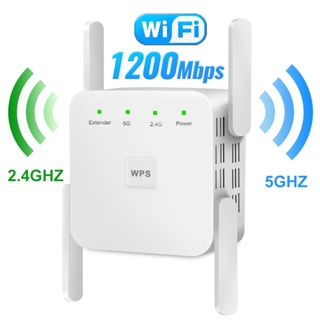 Tenda Wi-Fi 5 Wi-Fi 6 Range Extender 2.4G/5GHz Dual Band Signal Expansion  Booster Repeater No Dead Spots WPS Plug and Play