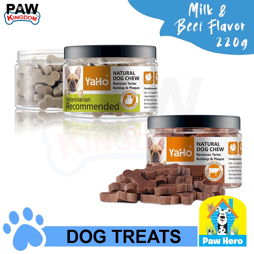 Yaho Natural Dog Chew 220g Chew Bone Shape Dog Food Snacks Dog Snacks