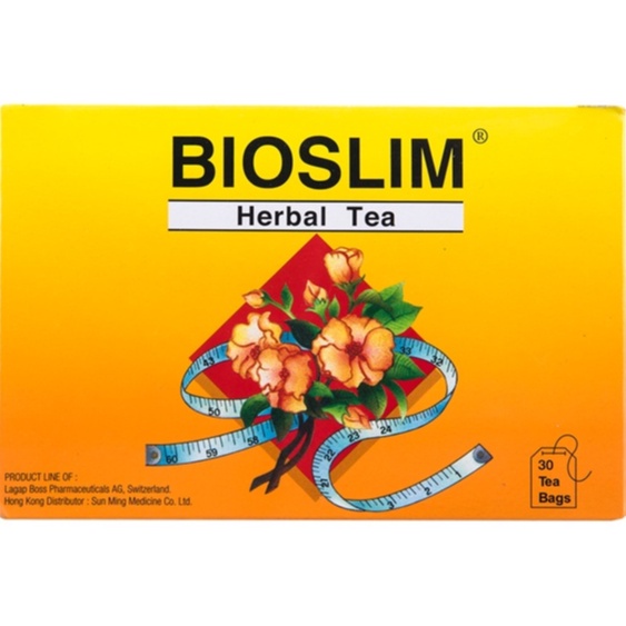 Bioslim Tea Bio Slim Mild Laxative Herbal Tea Bags 30 packets | Shopee ...