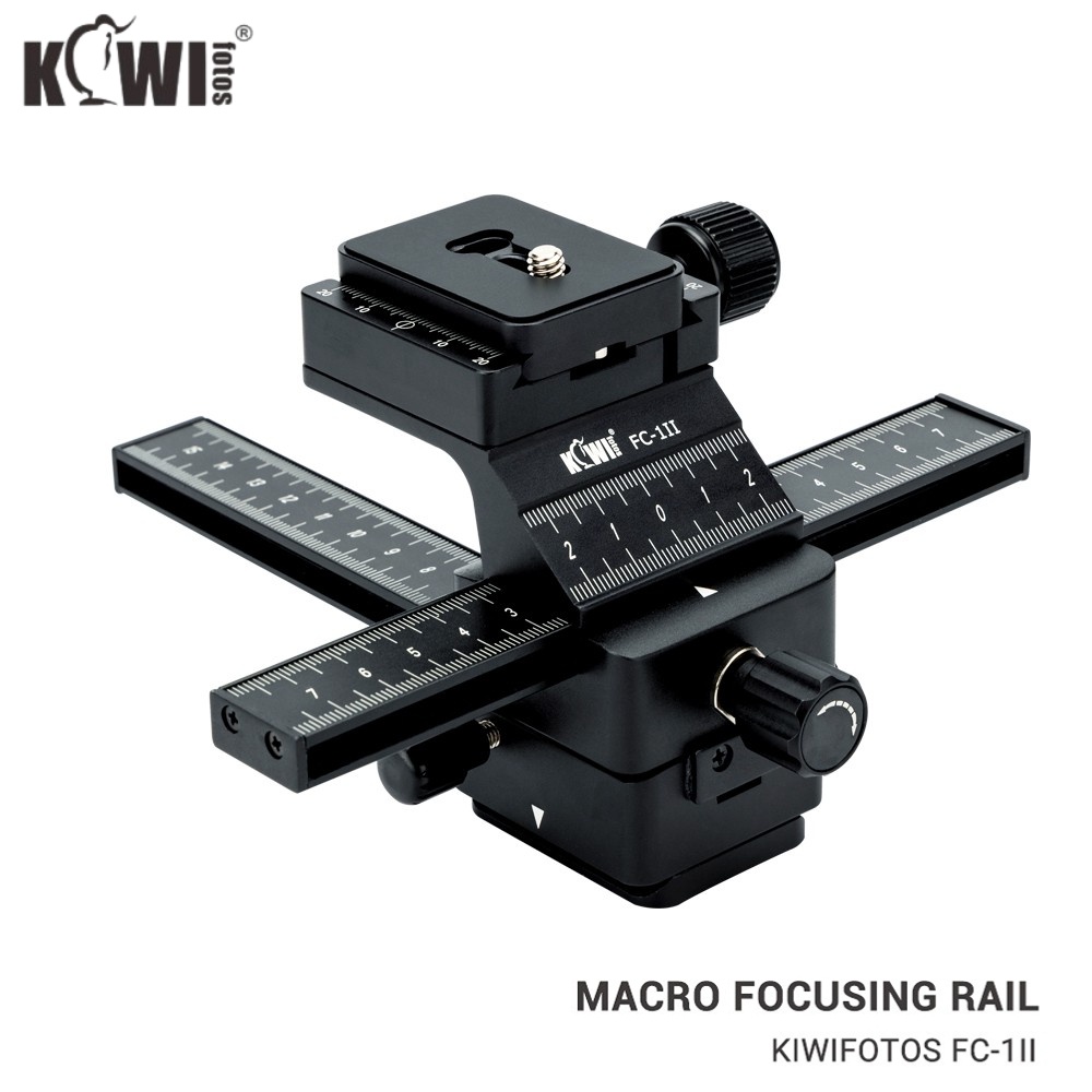 thumbnail image 2 of NEEWER 140mm Macro Focusing Rail Slider – 360° Rotation, 4-Directional Locking, Retractable Feet, Arca QR Plate, For Close-Up Photography & Time Lapse 2 of 10