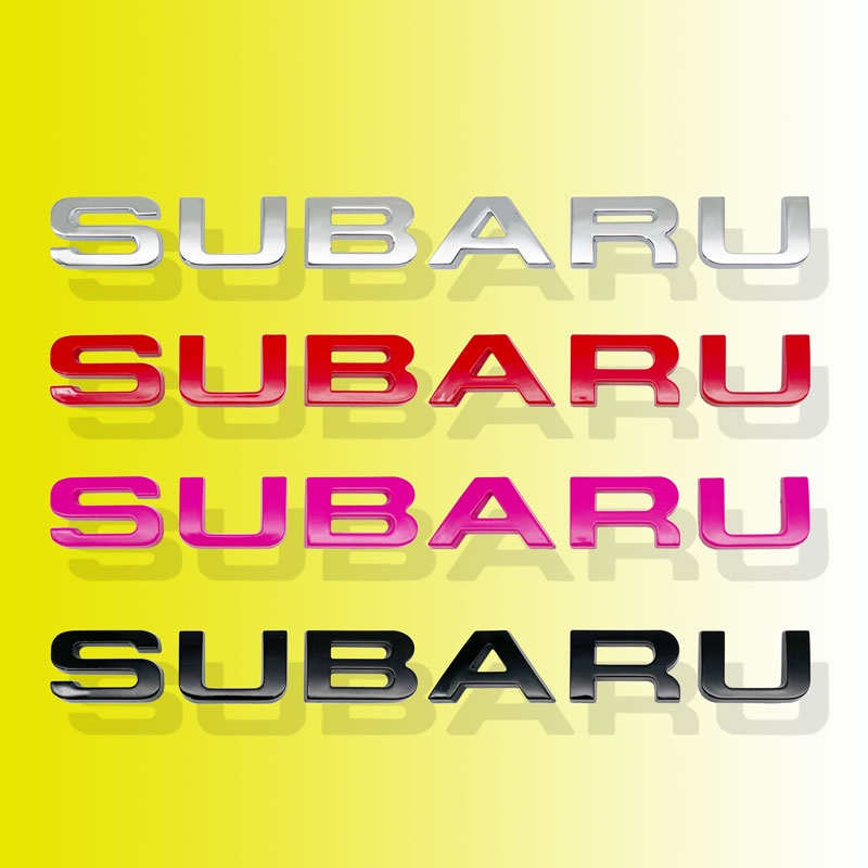 Car Accessories 3D Metal Letter Logo Car Side Fender Rear Trunk Emblem ...