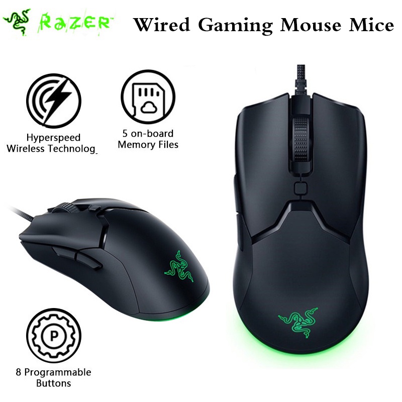 Razer Viper Mini Wired Mouse Lightweight Gaming Mice RGB E-Sports Mouse ...