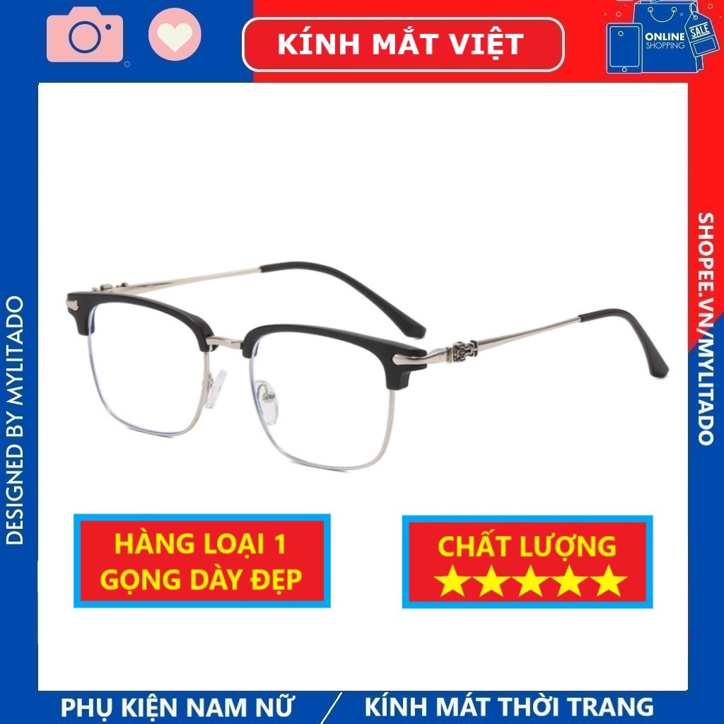 High-quality Chome TITANIUM eyeglass frames for men and women, square ...