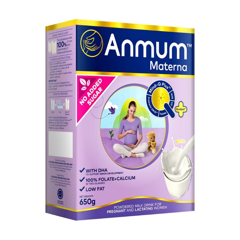 Anmum Materna No Sugar Added 650g Maternal Powder Milk Drink For