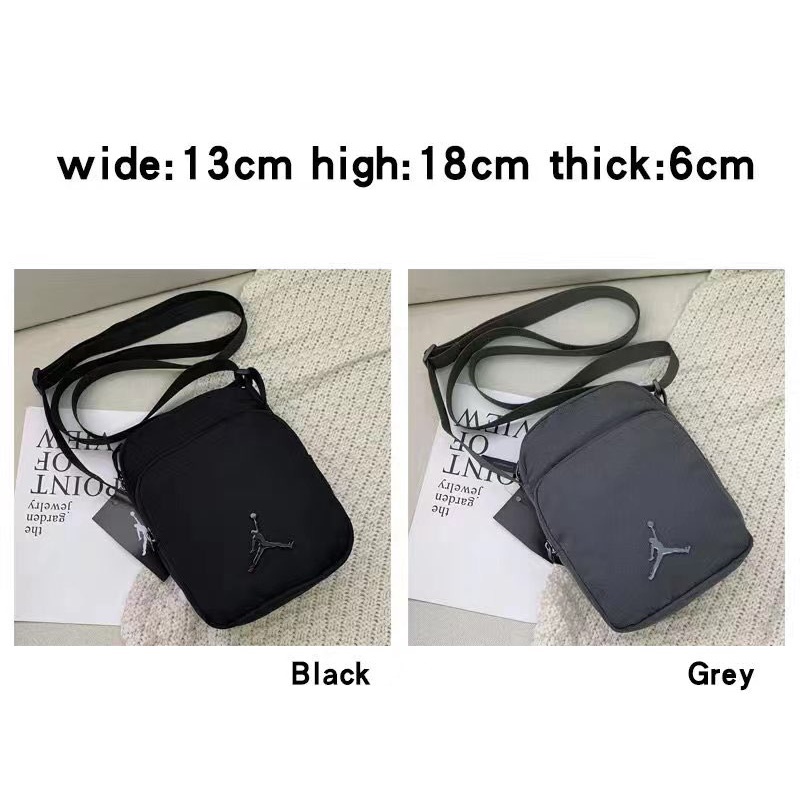 HOT air jordan and nike small beltbag sling bag shoulder bag crossbody bag black gray for men and