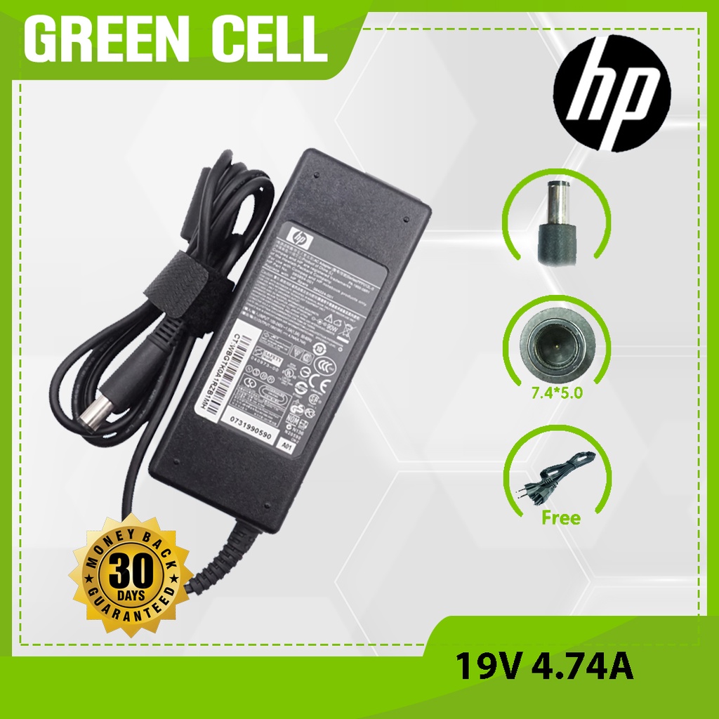 HP Laptop Charger Adapter 19V 4.74A for Elitebook 6910p 8540w 8560p
