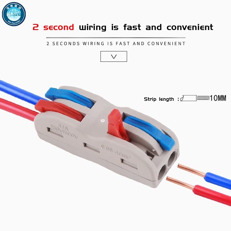 Single SPL series terminal block, soft and hard universal wire ...