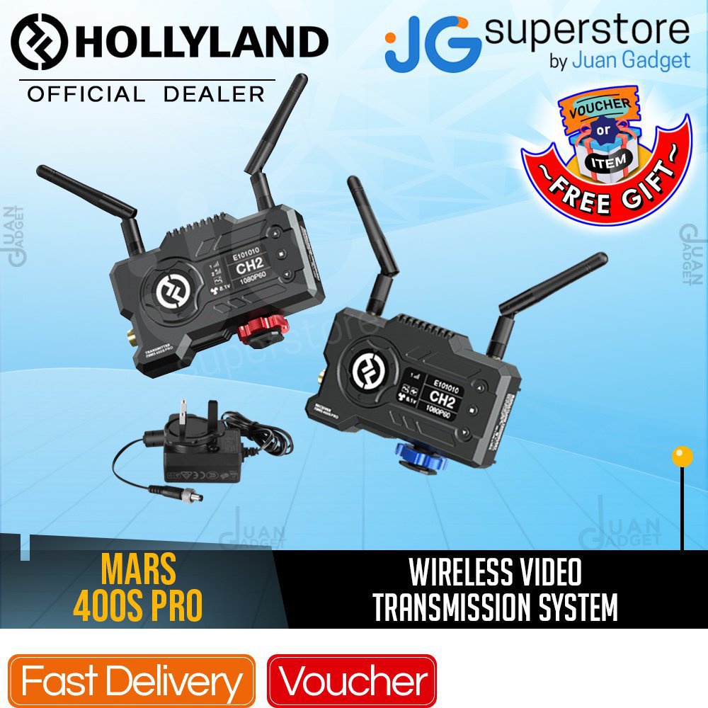 Hollyland Mars 400S PRO SDI/HDMI 5GHz 1.0s Low Latency Wireless Video Transmission System
