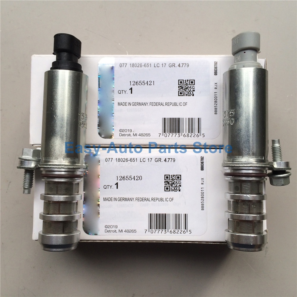 Intake & Exhaust Oil Control Timing Valve Solenoid Vvt For Chevrolet